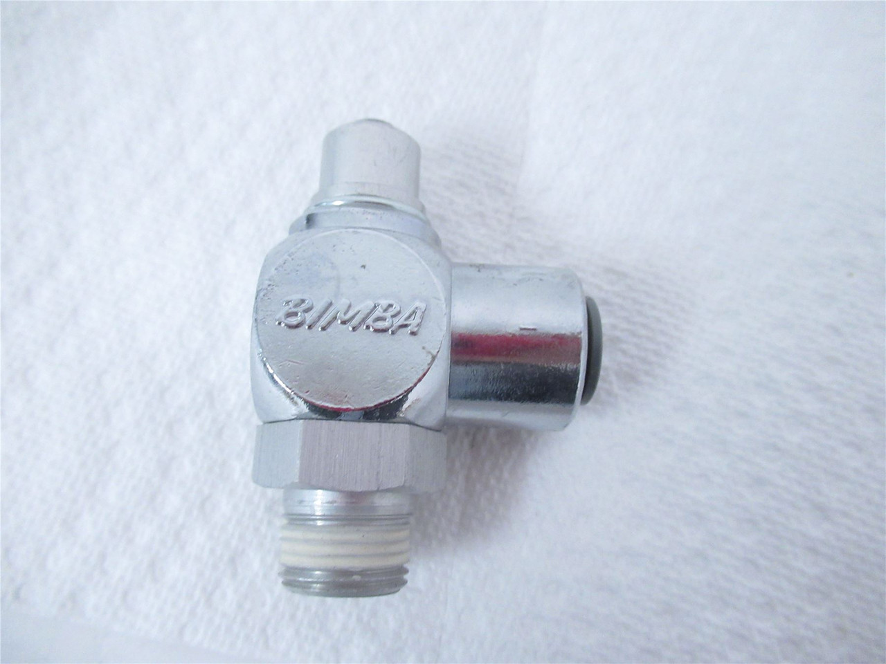 Bimba FQP6; Pneumatic Regulator Flow Control 3/8"OD 3/8NPT