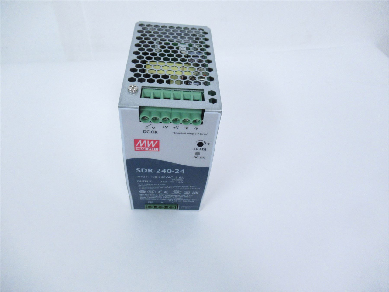 Mean Well SDR-240-24; Power Supply AC/DC 24V 10A 240W