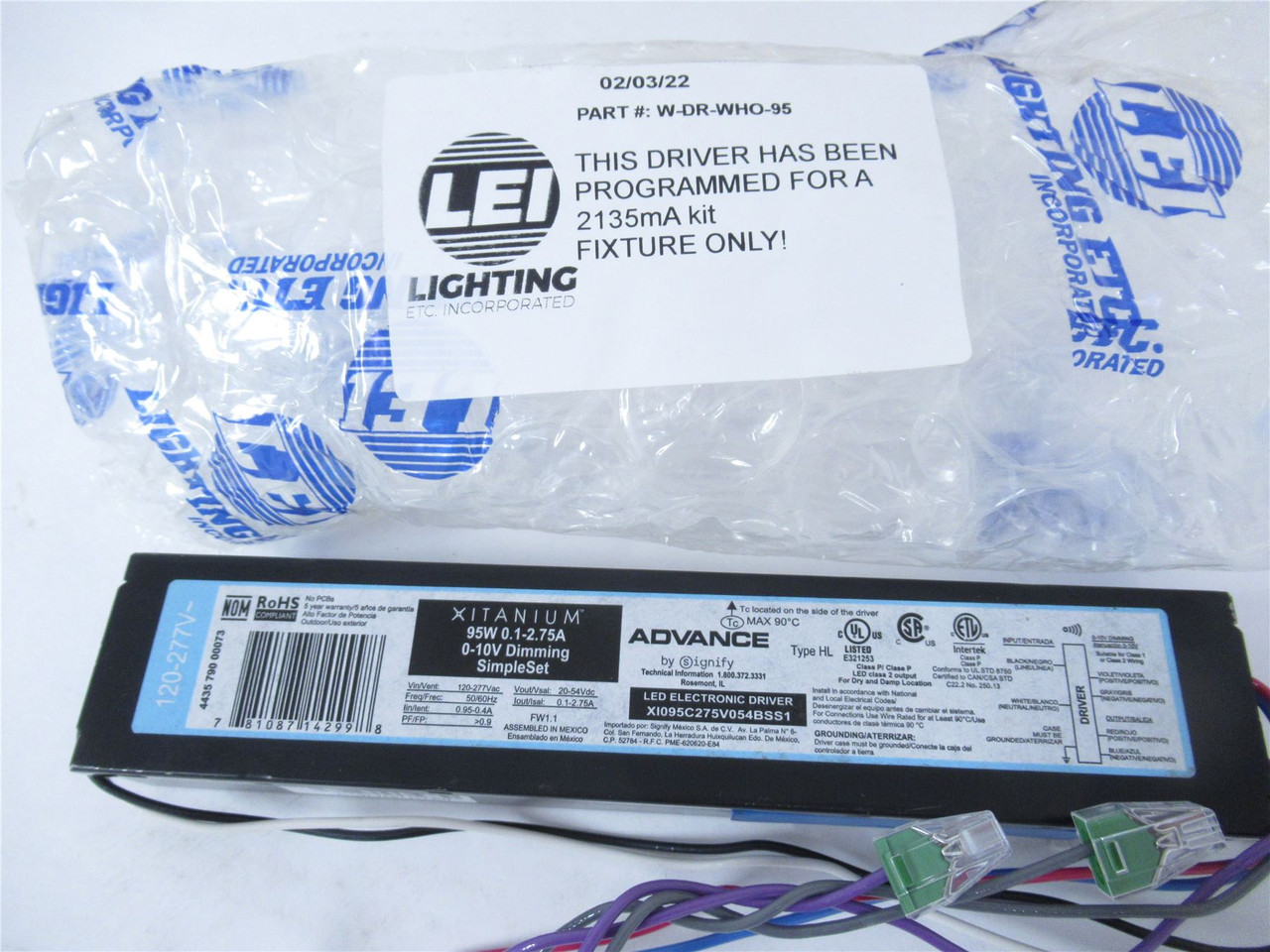 Lighting Etc Inc W-DR-NXG-24PH; NXG Driver Replacement