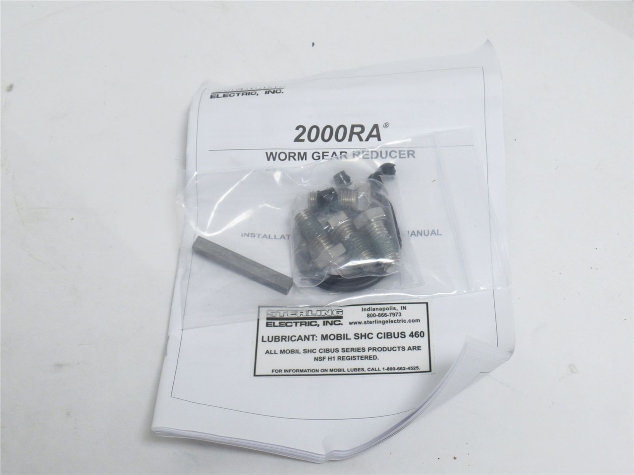 Sterling WTSS20B0401L; WeighTec Gear Reducer; SS; 40:1 Ratio