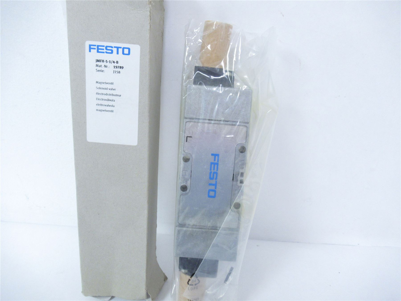 Festo JMFH-5-1/4-B; Solenoid Festo 19789 24 VDC 5/2 way