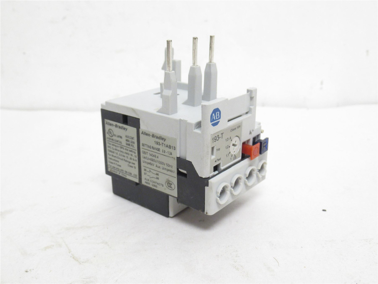Allen-Bradley 193-T1AB13; Thermal Overload Relay; 0.9-1.3A