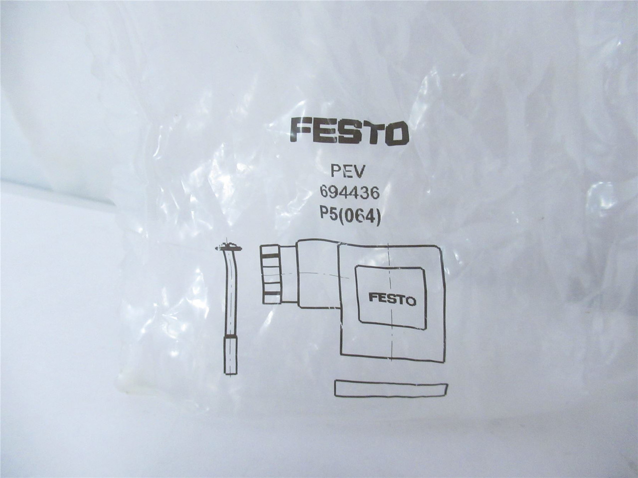 Festo PEV; Connector Socket 10 AMP 3 Pole 260VAC 694436
