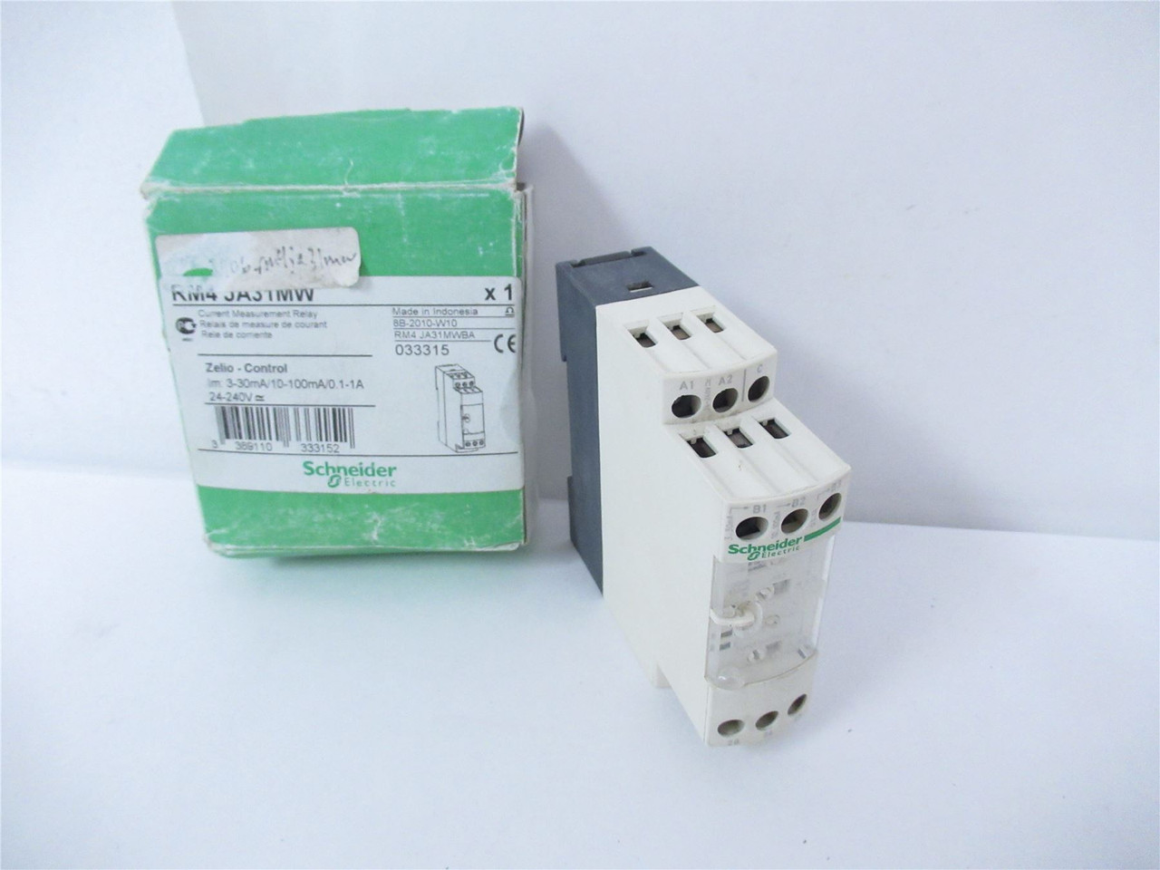 Schneider RM4JA31MW; Relay Current Msmnt 50/60HZ 24-240VAC/DC