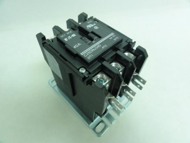 Eaton C25DNJ340B; Contactor 40A; 600V; 3P; Coil: 240VAC