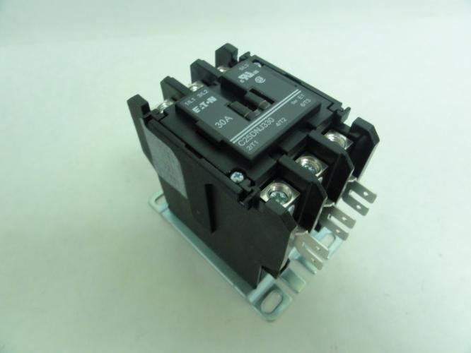 Eaton C25DNJ330T; Contactor 30A; 600V; 3P; Coil: 24VAC