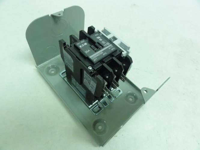 Eaton C25DGY1; Contactor 25A; 600V; 3P; Coil: 240VAC