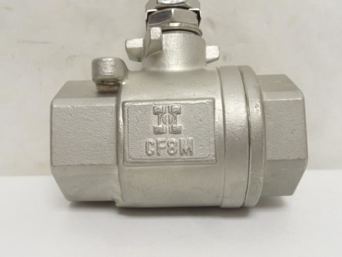 Industry-Std 1WMY4; Ball Valve SS; 1NPT; 1000PSI; NO HANDLE