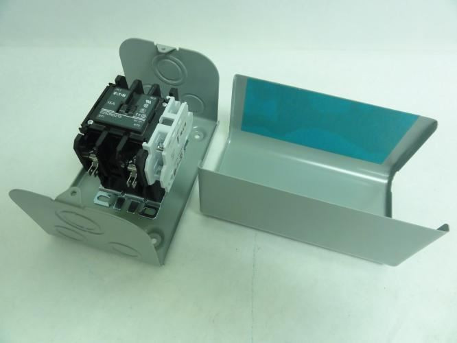 Eaton C25DGD215AB; Contactor 15A; 600V; 2P; Coil: 120VAC