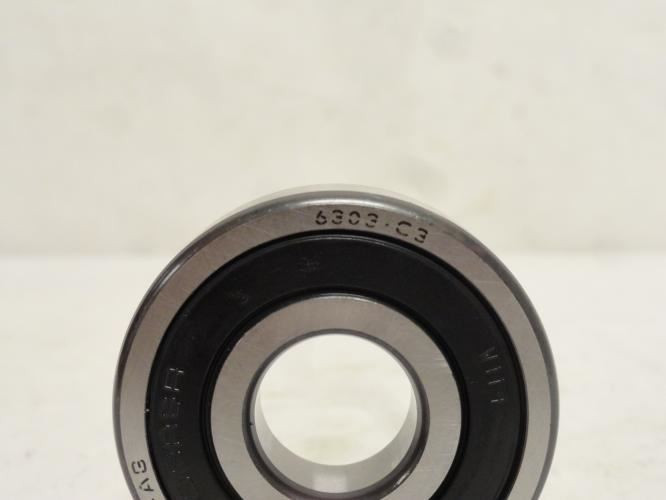 FAG 6303.2RSR.C3; Ball Bearing; 17mmID x 47mmOD x 14mm Wide