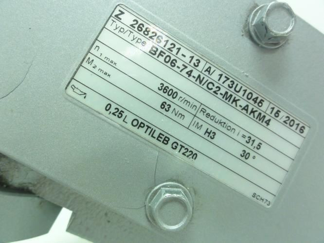 Multivac 106151695; Servo Motor; 400VAC