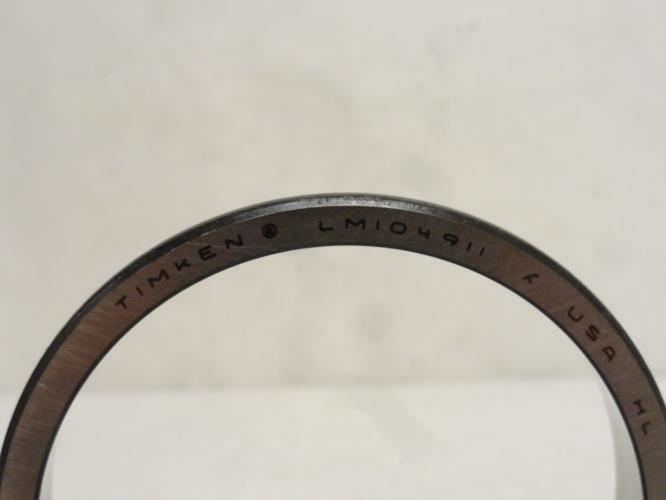 Timken LM104911; Roller Bearing Cup; 3-1/4"OD x 5/8" Wide