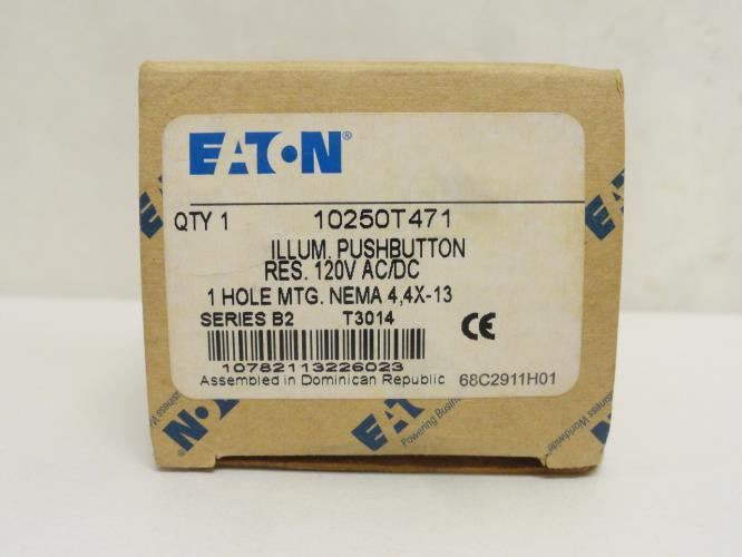 Eaton 10250T471; Illuminated Push Button; 120VAC/DC; 3 Position