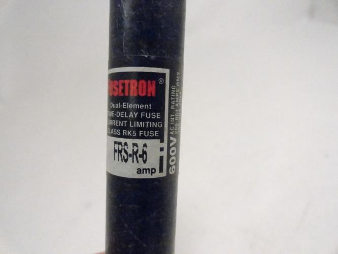 Bussmann FRS-R-6; Fuse; 6 Amp; 600VAC
