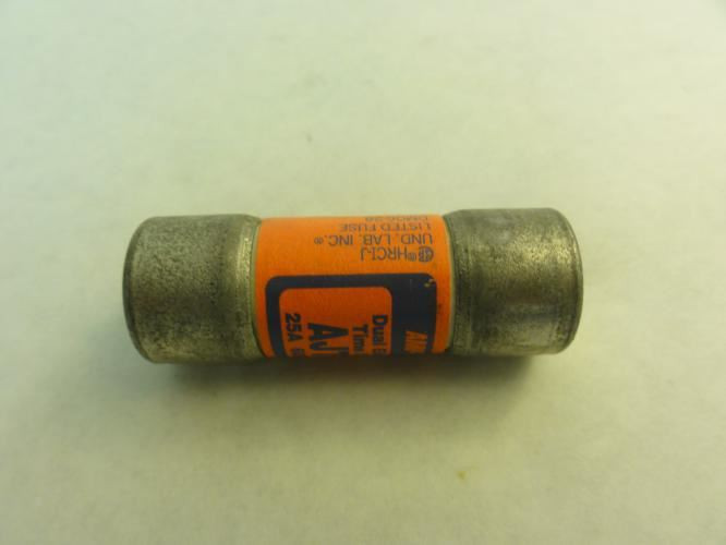 Amp-Trap AJT25; Dual Element Time Delay Fuse; 25A; 600VAC