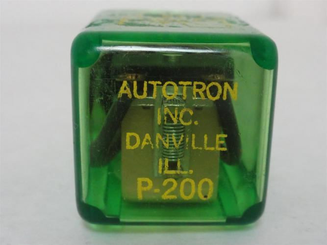AUTOTRON P-200; Tube Base Relay; 8-Pin