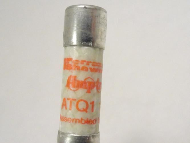Ferraz ATQ1-1/2; Fuse 1-1/2 Amp 500VAC