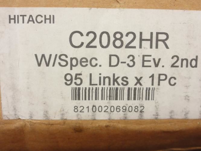 Hitachi C2082HR; Roller Chain; 2" Pitch; 15.8ft; 95 Links