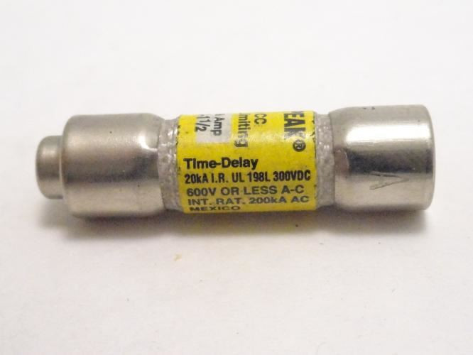 Bussmann LP-CC-1 1/2; Fuse; 1-1/2 Amp; 600V