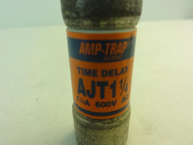 Amp-Trap AJT1-1/4; Time Delay Fuse; 1-1/4A; 600VAC