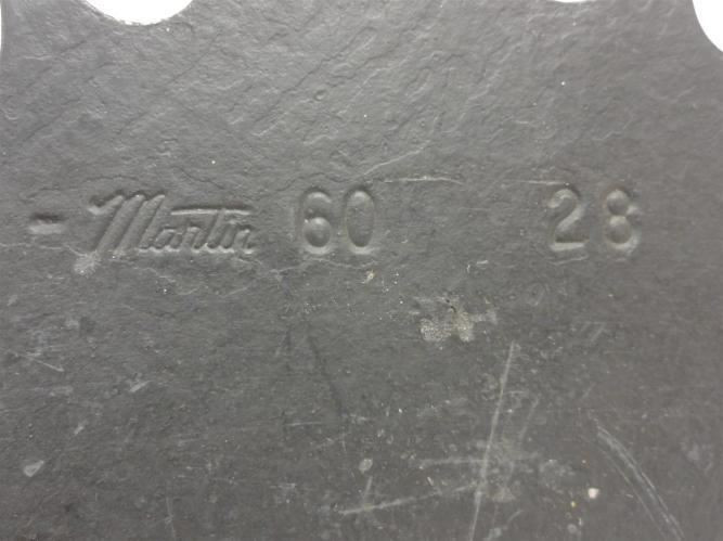 Martin S-1-6028-1-1/4; Split Sprocket; # 60 28T 1-1/4"ID