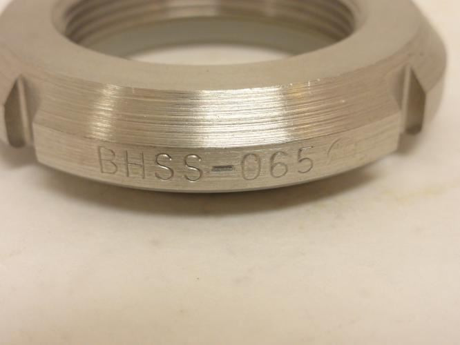 Whittet Higgins BHSS-065; Bearhug Self Locking Nut; SS