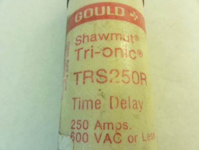 Shawmut TRS250R; Tri-onic TIme Delay Fuse; 250A; 600VAC