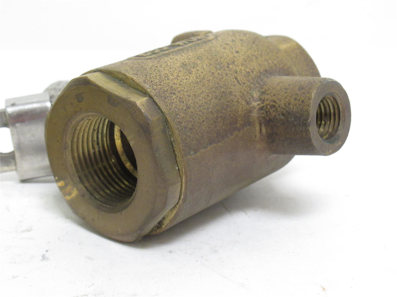 Apollo 7K-103; Auto-Drain Bronze Ball Valve 3/4NPT; 600WOG