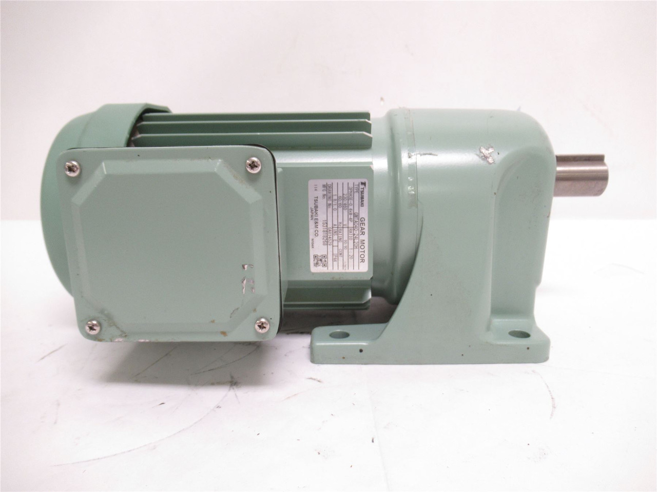 Tsubaki GMTA040-24L20H; Gearmotor; 1:20 Ratio; 230/460VAC