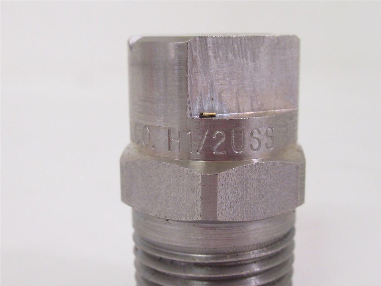 Spraying Systems H1/2U-SS4060; Fan Spray Nozzle; 5-500PSI