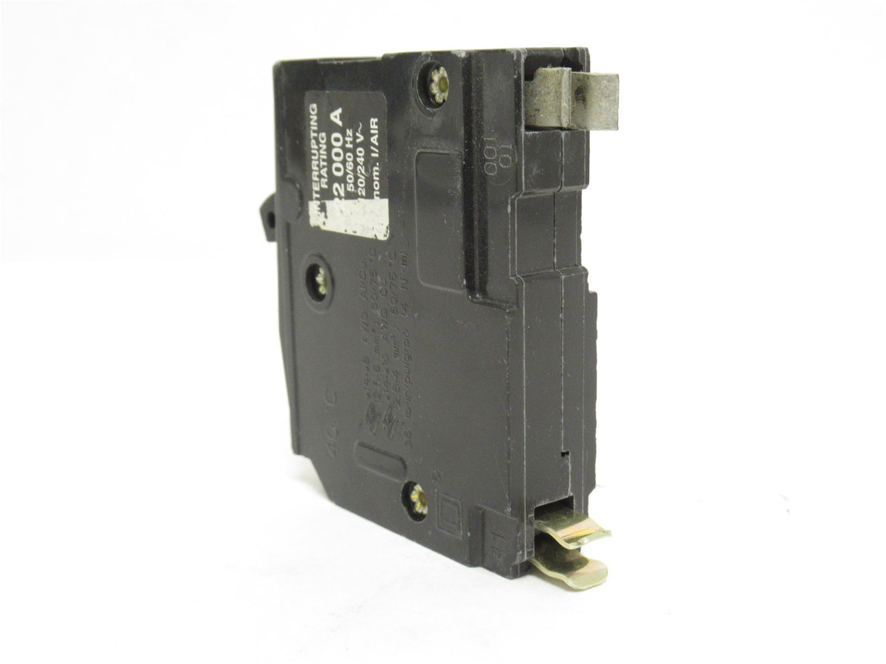 Square D QO120; Circuit Breaker; 1P; 20A