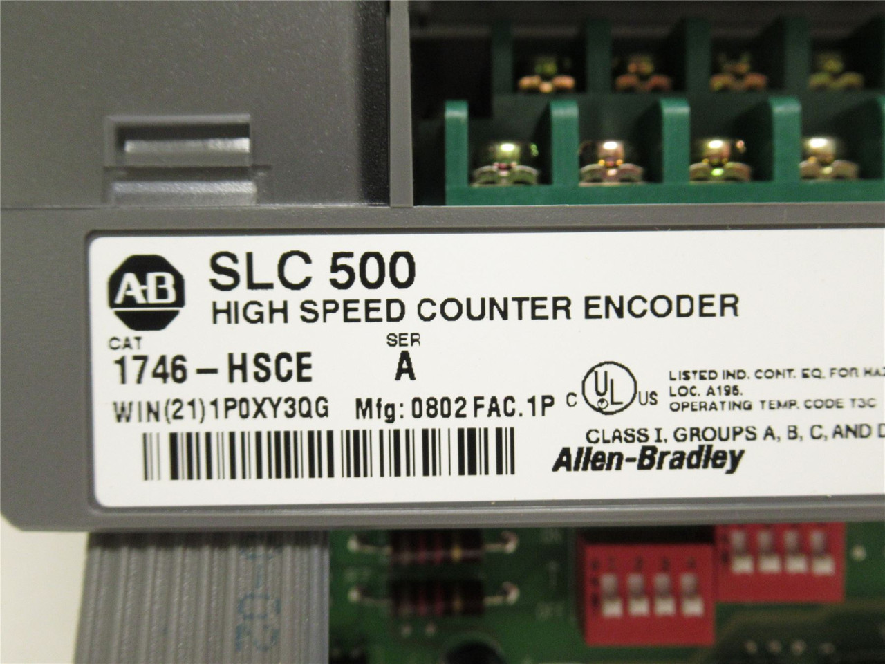 Allen-Bradley 1746-HSCE; High Speed Counter/Encoder Module