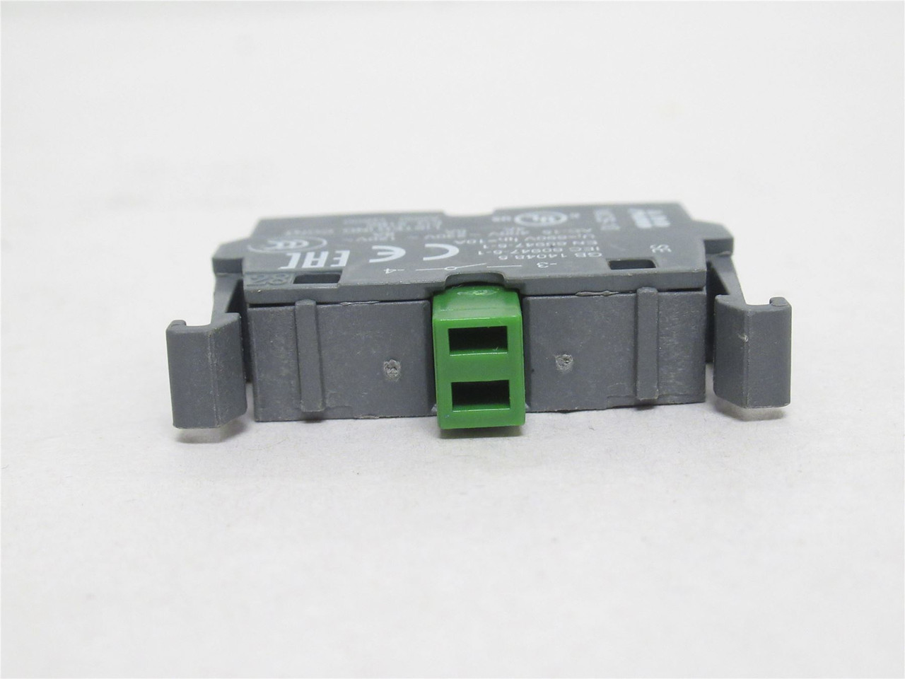 ABB MCB-10; Contact Block Module; 1-NO; 10A; 600VAC