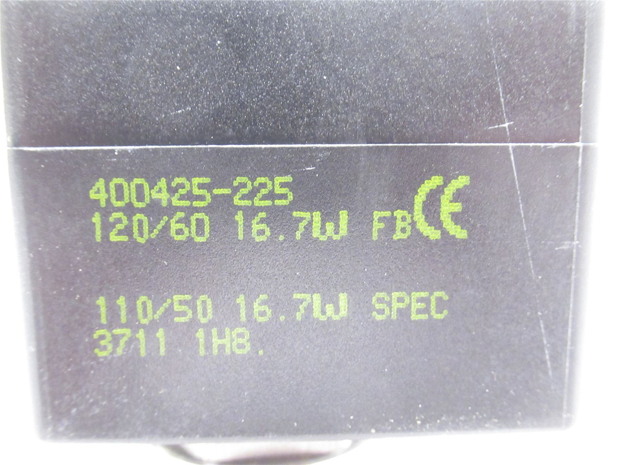 Asco SCE272A050V; Solenoid Air Valve; SS; 1/4NPT; 10BAR; 120V