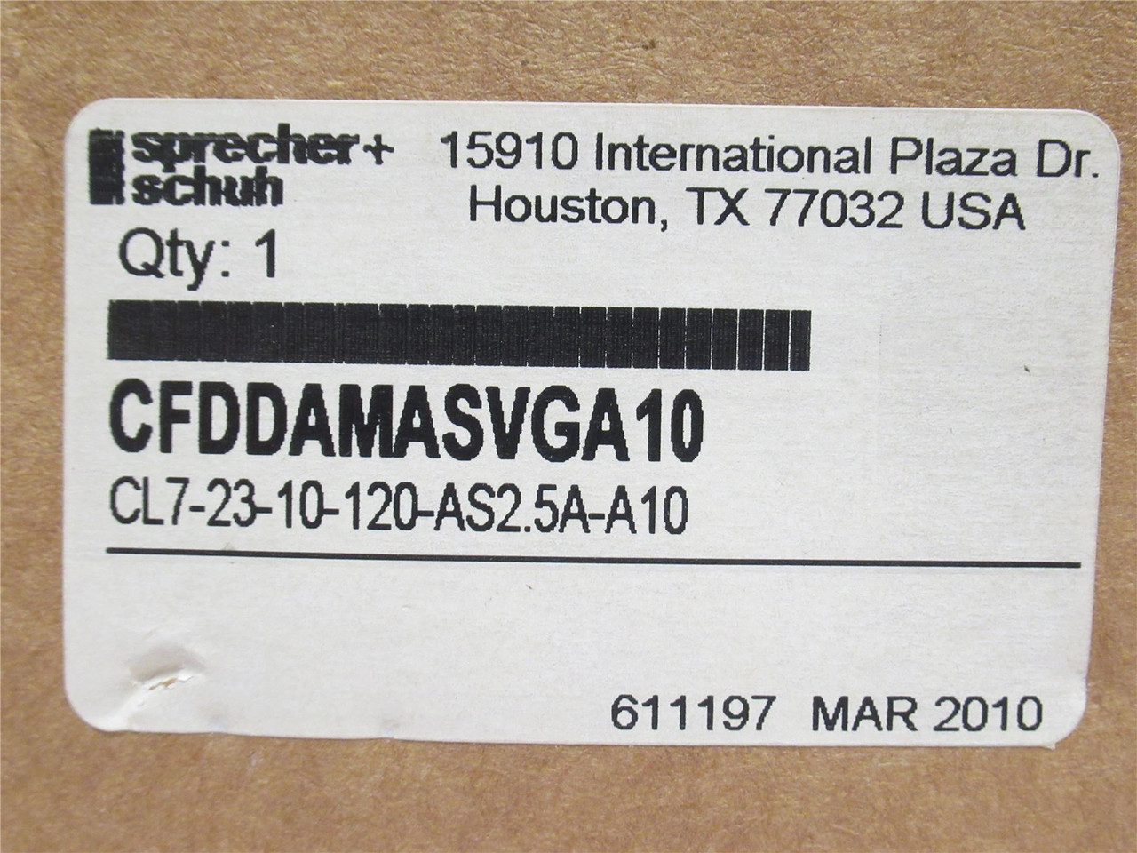 sprecher+schuh CL7-23-10-120-AS2.5A-A10 ; Starter 1.6-2.5A