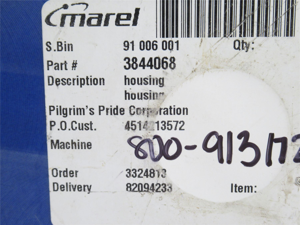 Marel 3844068; Gear Box Housing