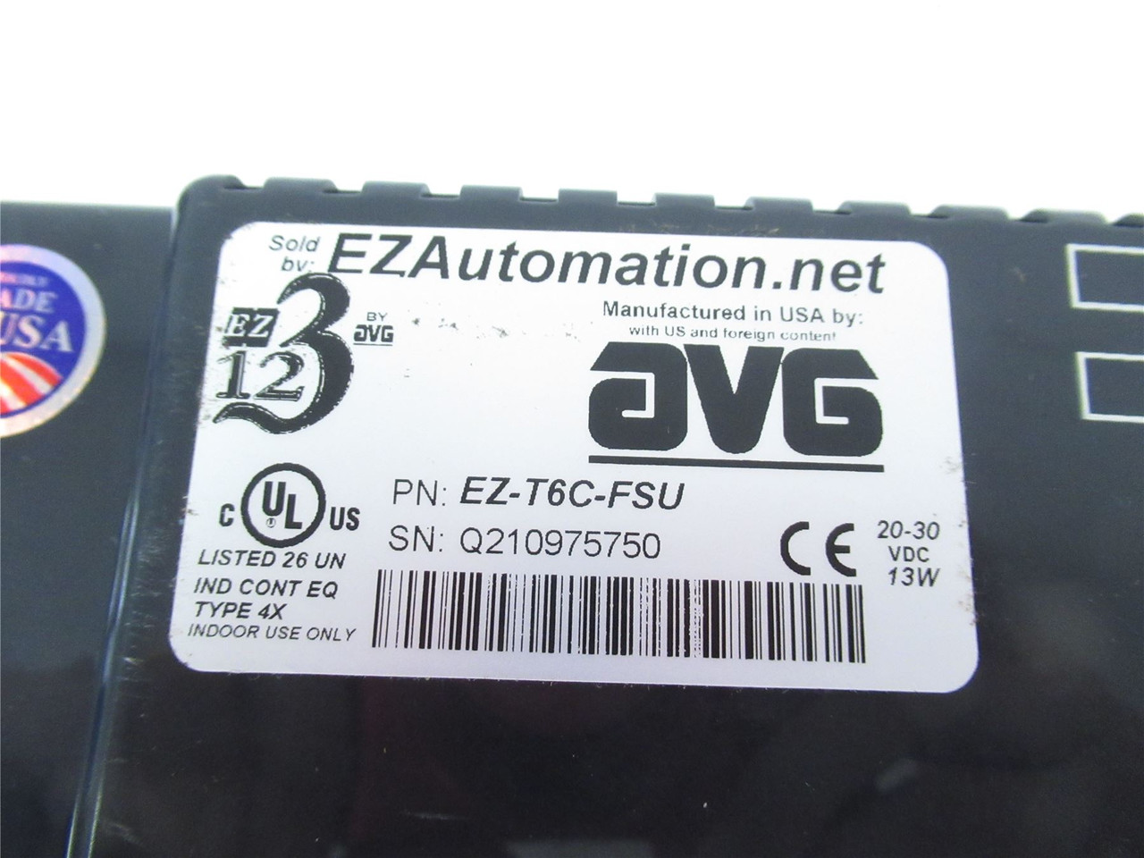 AVG Austomation EZD-T6C-FSU ; Touch Screen 6" Color Interface