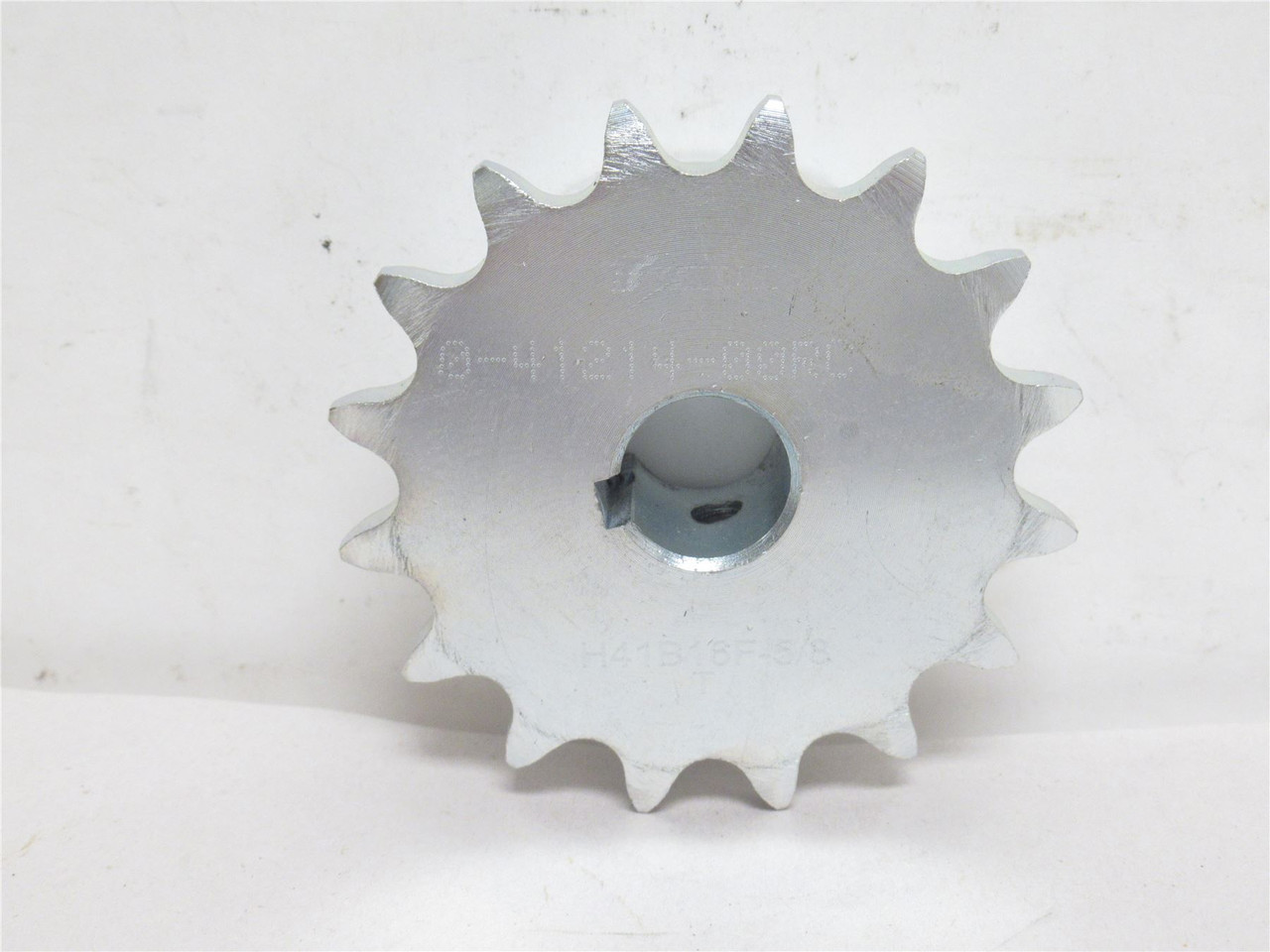 Tsubaki H41B16F-5/8; Hardened Sprocket #41; 16 Teeth; 5/8"ID