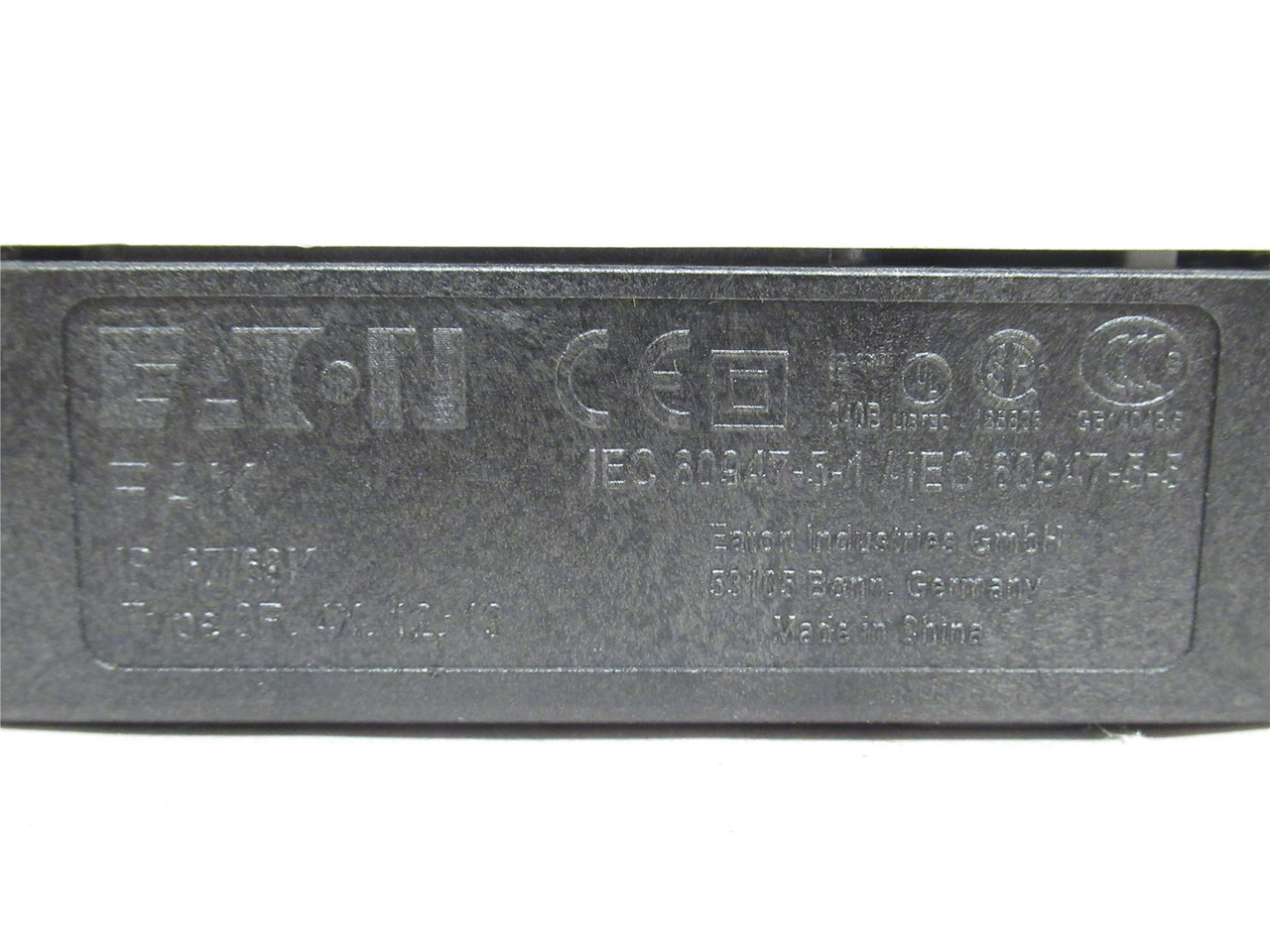 Eaton FAK-S-KC11-I; Palm Switch Control Station; 1-NO; 1-NC