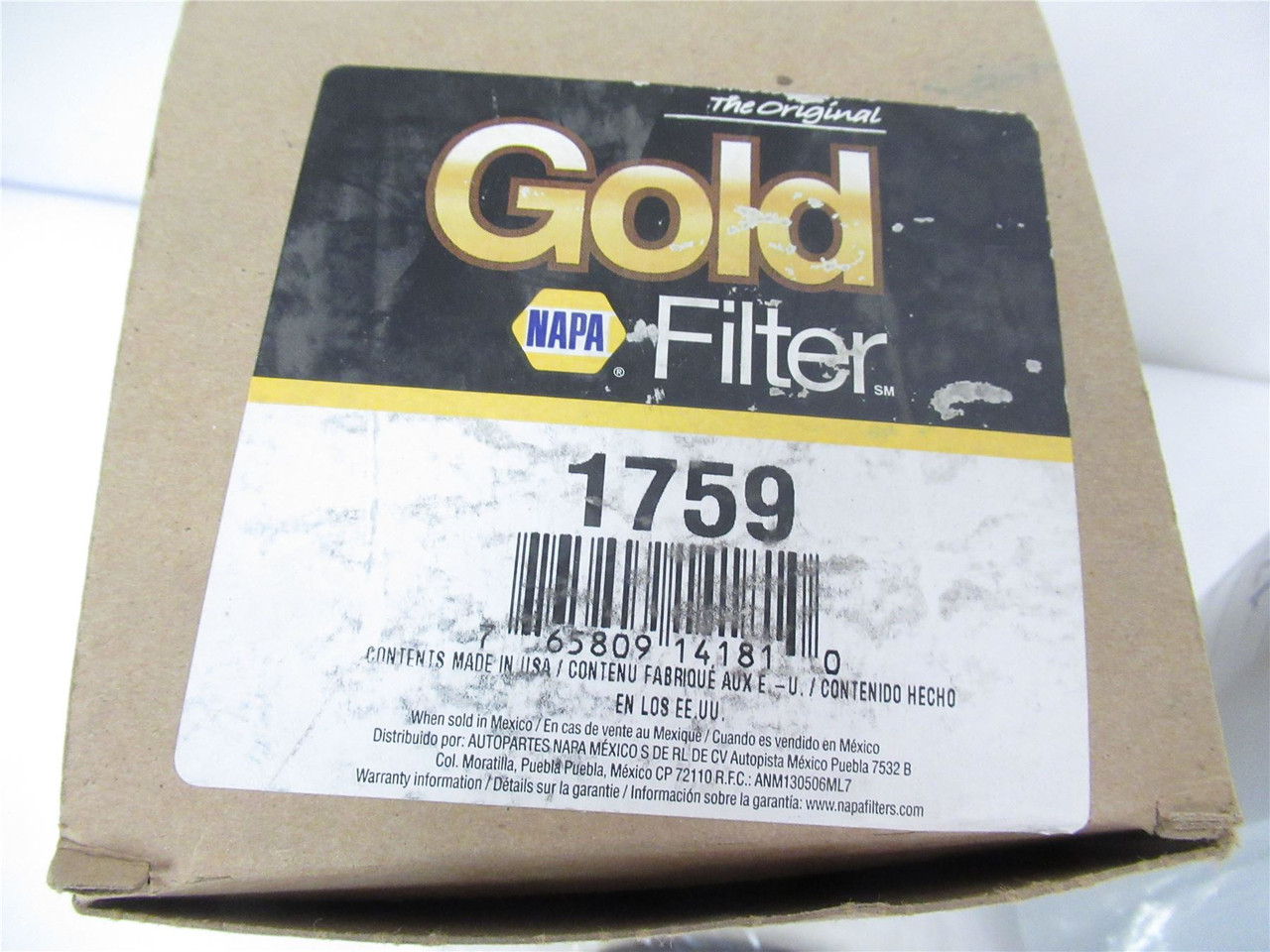 Napa 1759; Filter Gold