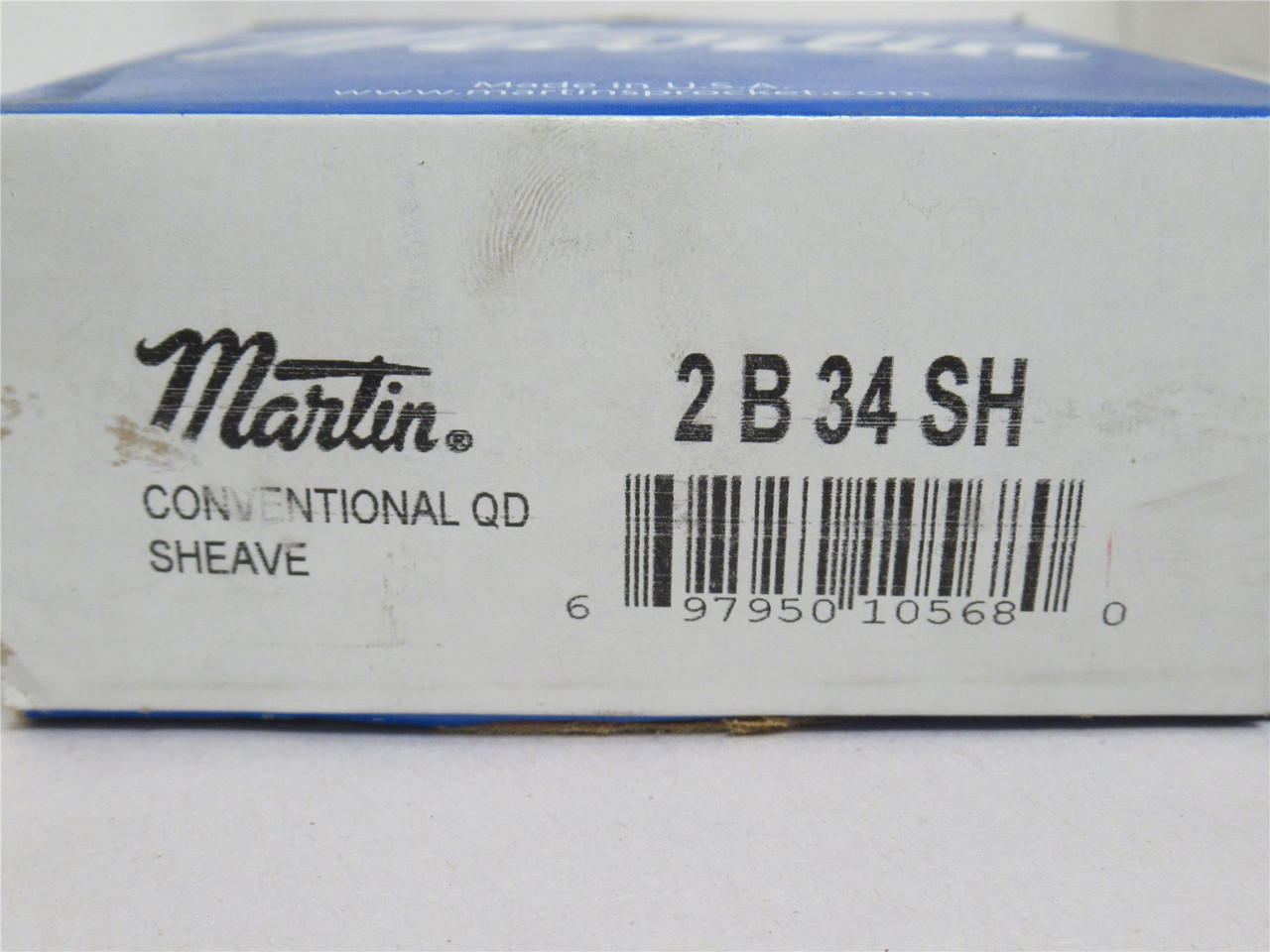 Martin 2 B 34 SH; Bushed V-Belt Pulley; 2 Groove; Belt: A; B