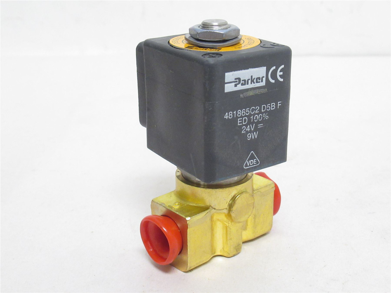 Parker E121K0302; Brass Solenoid Valve; 1/4NPT; 24VDC; 2-Way