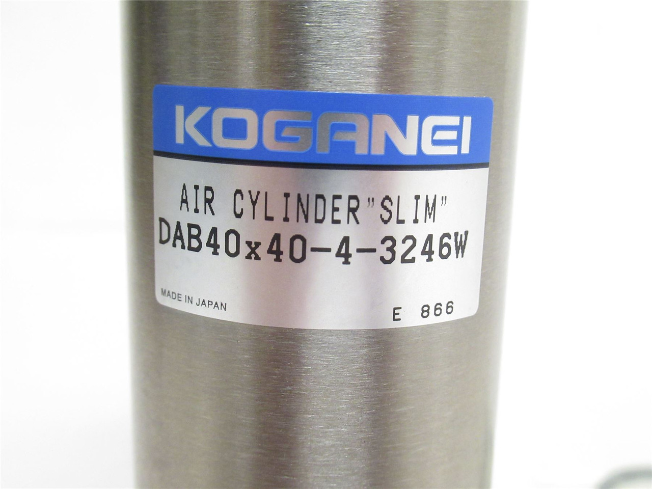 Koganei DAB40x40-4-3246W; Air Cylinder; SS; 40mmID x 40mm Stk