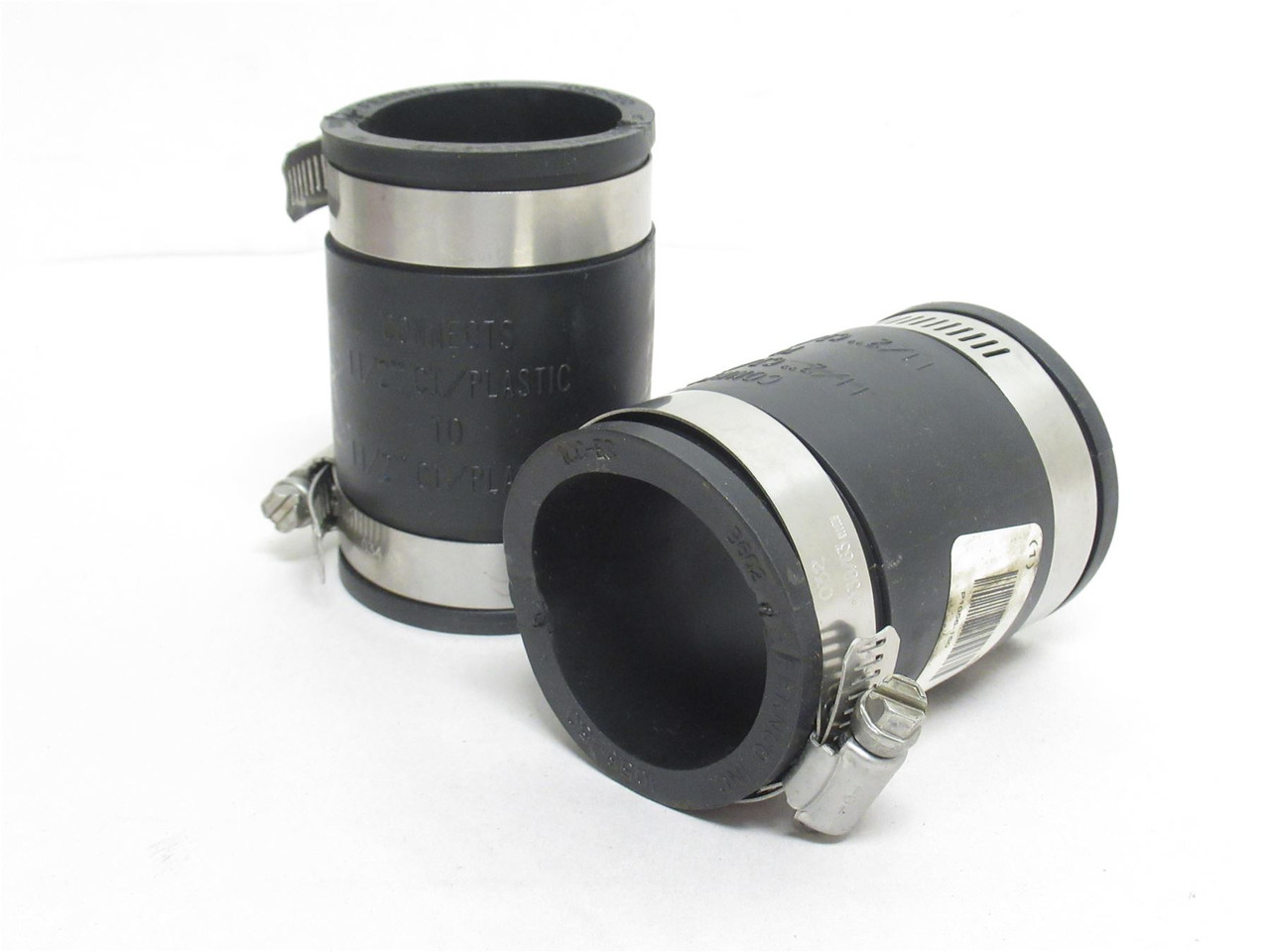 Fernco 1056-150; Lot-2; PVC Flexible Couplings; 1-1/2"