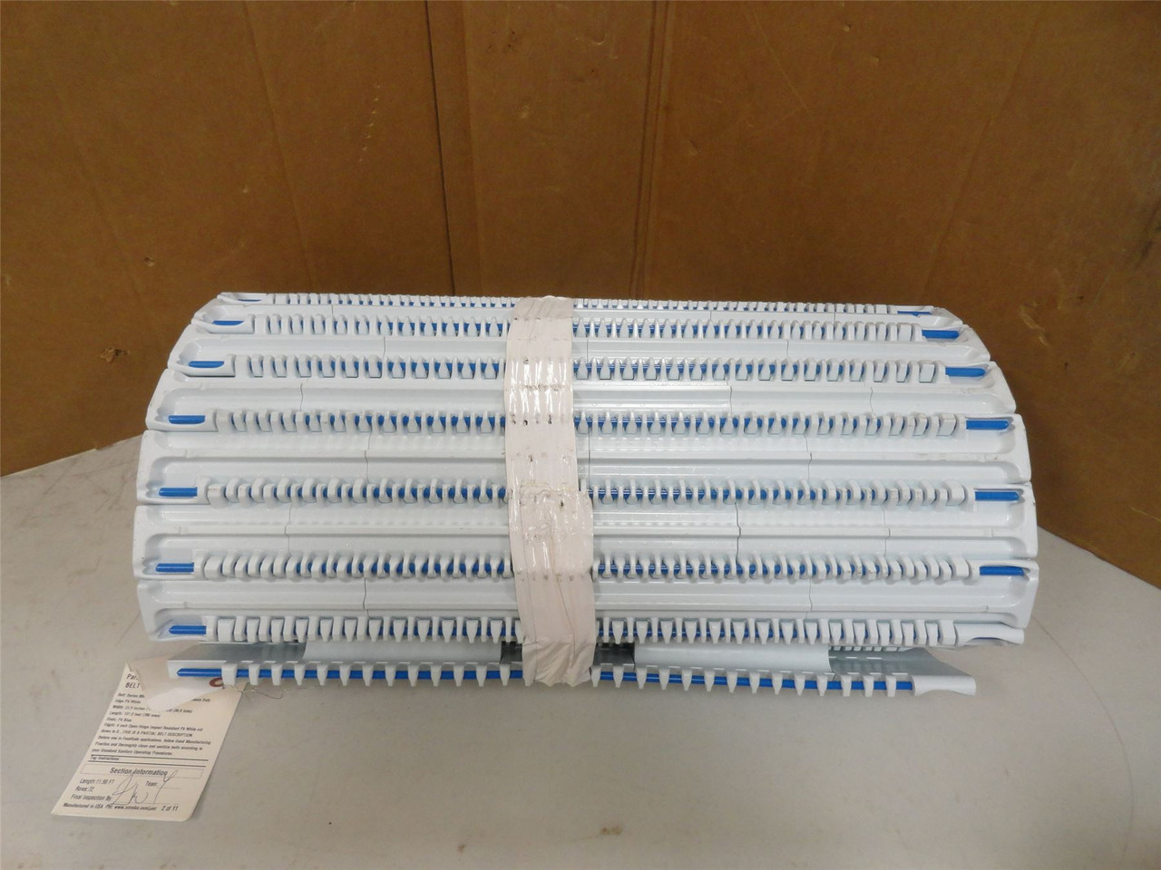 Intralox S800-24-12; Open-Hinge Flat Top Belt 24"W x 12'L