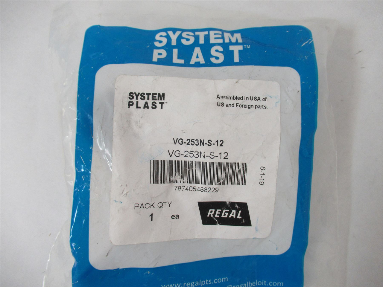 System Plast VG253NS12;  Guide Rail Brackets 5"L 2.2"H 1.2"W