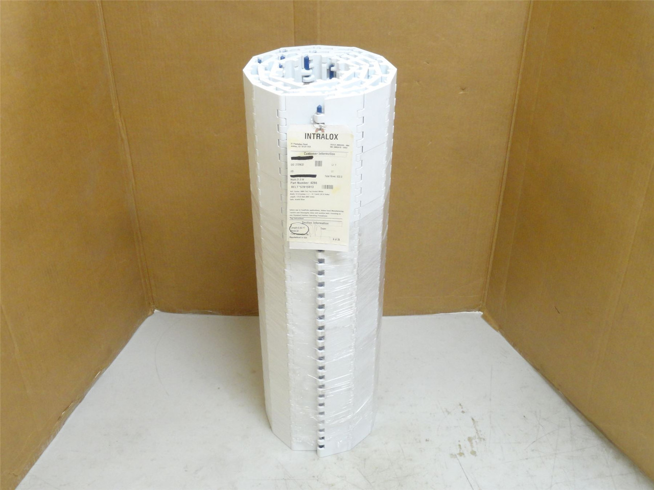 Intralox S1800-32-6.6; Flat Top Belt; 32" Wide x 6.6' Long