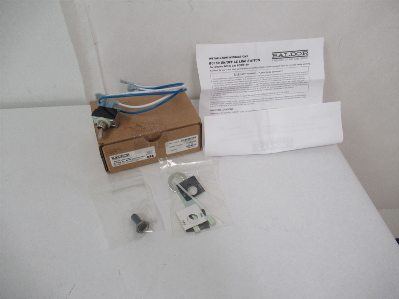 ABB BC159; On/Off Line Switch NEMA4X