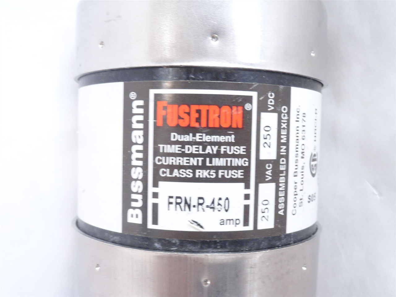 Bussmann FRN-R-450; Blade Time-Delay Fuse; 450A; 250VAC/DC
