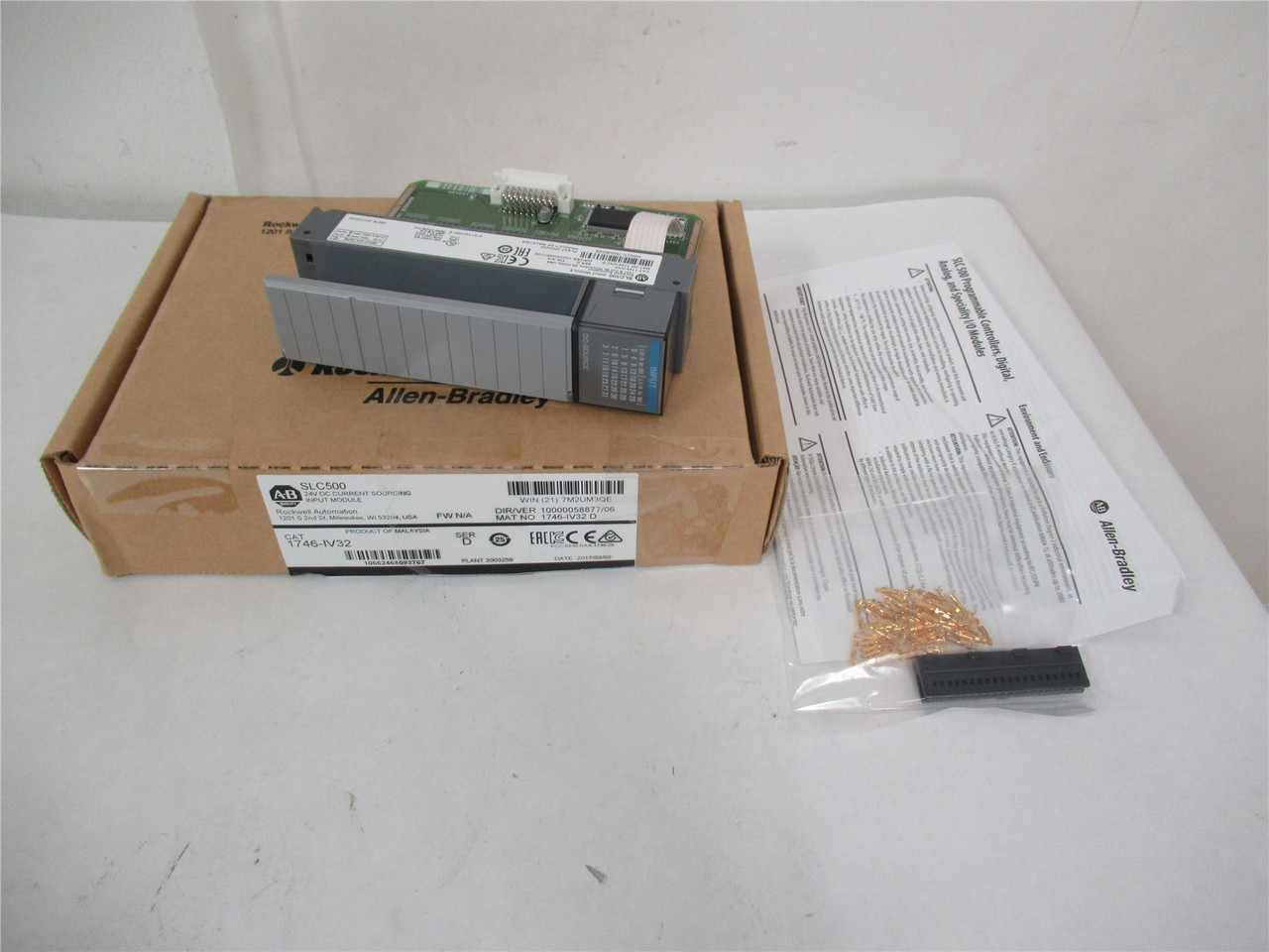 Allen-Bradley 1746-IV32; Discrete Input Module (32) 24VDC